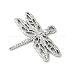 304 Stainless Steel Dragonfly Pendants&nbsp;STAS-S186-08D-P