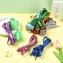 10 Pairs 10 Colors Polyester Cord Shoelace&nbsp;AJEW-YW0002-11