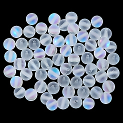 120Pcs Synthetic Moonstone Beads Strands&nbsp;G-PA0001-75B
