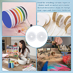 100Pcs Resin Bobbins&nbsp;FIND-GO0004-61