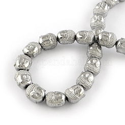 Electroplated Non-magnetic Synthetic Hematite Beads Strands&nbsp;X-G-R259-47H