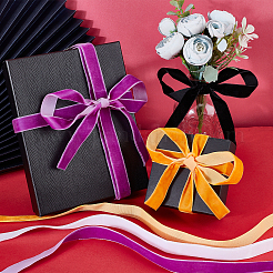 Halloween Theme 20 Bundles 4 Colors Single Face Velvet Ribbon&nbsp;OCOR-CA0001-05