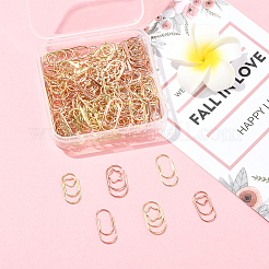 120Pcs 6 Styles Oval Iron Paper Clips&nbsp;AJEW-SP0003-02