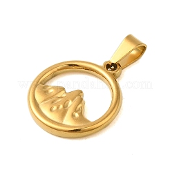 Ion Plating(IP) 304 Stainless Steel Pendants&nbsp;STAS-C103-19B-G