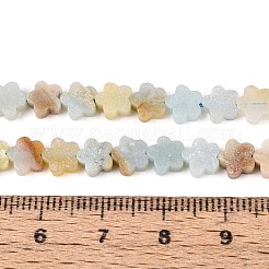 Natural Flower Amazonite Beads Strands&nbsp;G-N257-24A-07