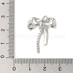 Rack Plating Brass Micro Pave Cubic Zirconia Pendants&nbsp;KK-H473-08F-P
