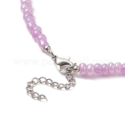 7Pcs 7 Color Glass Seed Beaded Necklaces Set for Women&nbsp;NJEW-JN04182