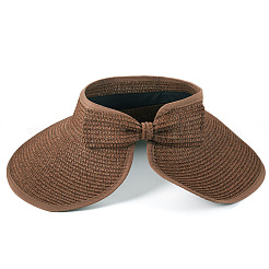 1Pc Women Straw Floppy Wide Brim Sun Hat&nbsp;AJEW-TA0002-59B