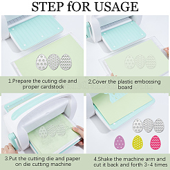 2 Styles Easter Cutting Dies Stencils&nbsp;DIY-CP0012-04