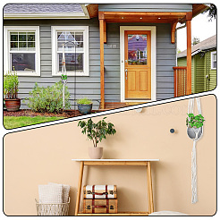 Cotton Macrame Plant Hangers&nbsp;AJEW-WH20072-57B