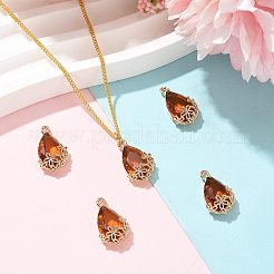 Transparent Glass Pendants&nbsp;GLAA-FZ0001-02H