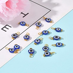 50Pcs Evil Eye Resin Pendants&nbsp;PALLOY-FS00036