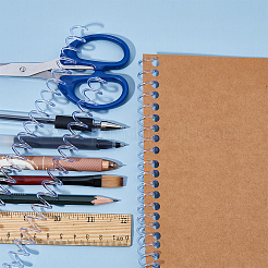 Plastic Binding Loose-Leaf Spiral Rings&nbsp;AJEW-WH0475-36