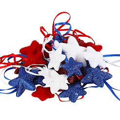 24Pcs 2 Sets 2 Styles Star Foam Pendant Decorations&nbsp;AJEW-SP0002-59B