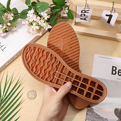 Anti Skid Synthetic Rubber Shoes Bottom Heel Sole&nbsp;AJEW-WH0816-078