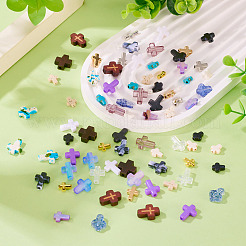 DIY Cross Beads Findings Kits&nbsp;DIY-TA0013-25
