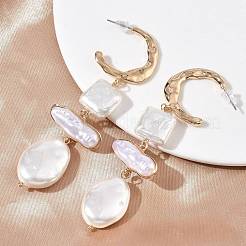 Zinc Alloy Dangle Stud Earrings&nbsp;EJEW-L314-01A