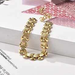 304 Stainless Steel Oval Link Bracelets for Women&nbsp;BJEW-F488-19G