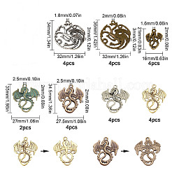 26Pcs 7 Style Alloy Pendants&nbsp;FIND-SC0001-98