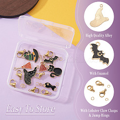 7Pcs 7 Styles DIY Alloy Enamel Pendant Decorations Making Kits&nbsp;FIND-TA0009-03