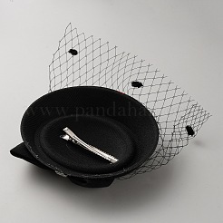 Women's Fascinators Cloth Hat for Party Decoration&nbsp;AJEW-WH0650-74