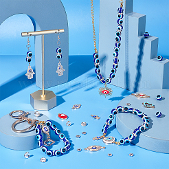 Evil Eye Jewelry Making Finding Kit&nbsp;DIY-PH0008-36