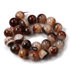 Natural Agate Beads Strands&nbsp;G-F820-K06-16mm-01B