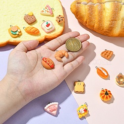 15Pcs 15 Styles Opaque Resin Pendants&nbsp;FIND-YW0005-78