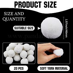 Polyester Pompom Ball&nbsp;AJEW-WH20054-099A
