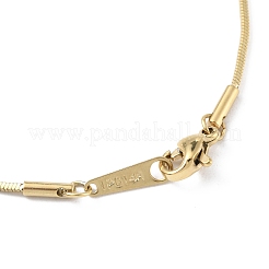 Ion Plating(IP) 304 Stainless Steel Flat Snake Chain Bracelets for Men Women&nbsp;BJEW-M293-06G