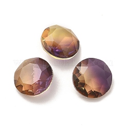 Faceted K9 Glass Rhinestone Cabochons&nbsp;GGLA-B002-01B