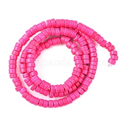 Synthetic Turquoise Beads Strands&nbsp;X-TURQ-G110-4x2mm-04
