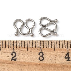 304 Stainless Steel S-Hook Clasps&nbsp;STAS-Z124-04E-P