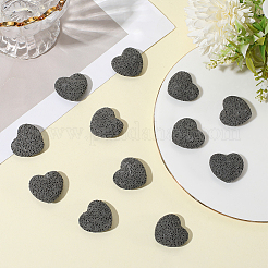 24Pcs Unwaxed Natural Lava Rock Beads&nbsp;G-LT0001-03B