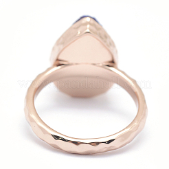 Electroplate Natural Druzy Quartz Crystal Finger Rings&nbsp;RJEW-I055-08RG-RS