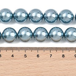Electroplated Shell Pearl Graduated Beads Strands&nbsp;BSHE-C011-04-04