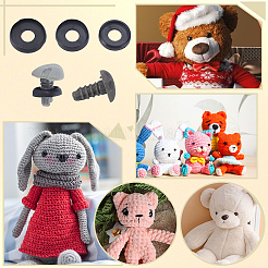 60Pcs 6 Styles Plastic Doll Craft Eyelid Accessories&nbsp;DOLL-GA0001-29