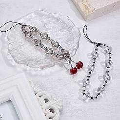 Acrylic & Alloy Enamel Mobile Straps&nbsp;HJEW-SW00138-02
