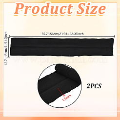 Polyester Ribbed Elastic Fabric for Collar&nbsp;DIY-WH0698-094B