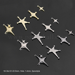 24Pcs 12 Style Rack Plating Alloy Pendants&nbsp;PALLOY-CA0002-42