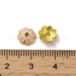 Alloy Enamel Beads Caps&nbsp;X-FIND-G074-02D