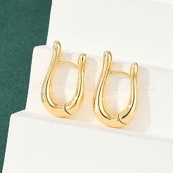 Brass Hoop Earrings&nbsp;EJEW-Q016-16G
