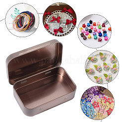 4Pcs Iron Jewelry Storage Boxes with Hinged Lid&nbsp;CON-SP0001-20C