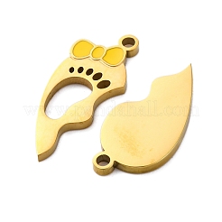 304 Stainless Steel Enamel Split Pendants&nbsp;LS-STAS-H235-04B-G