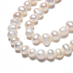 Natural Cultured Freshwater Pearl Beads Strands&nbsp;PEAR-N013-05C