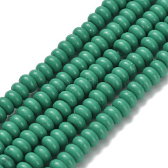 Synthetic Turquoise Beads Strands&nbsp;G-Z110-B01-2x4mm-04