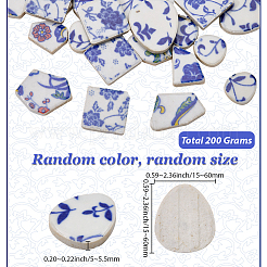 200G 4 Styles Porcelain Mosaic Tiles&nbsp;PORC-SP0001-12