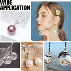 30Pcs 3 Style 201 Stainless Steel and 10Pcs 304 Stainless Steel Bead Cap Pendant Bails&nbsp;STAS-UN0029-64