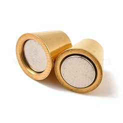 304 Stainless Steel Magnetic Clasps with Glue-in Ends&nbsp;STAS-K006-05B-5mm