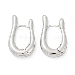 Brass Hoop Earrings&nbsp;EJEW-Q016-16P